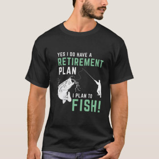 T-shirt Pêche à la retraite Pêche