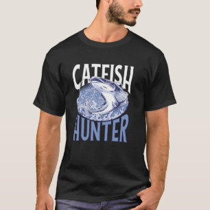 T-shirt Pêche à la silure Chasseur de poisson-chat Pêcheur