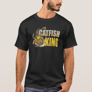 T-shirt Pêche à la silure Roi des pêcheurs de silures Pêch
