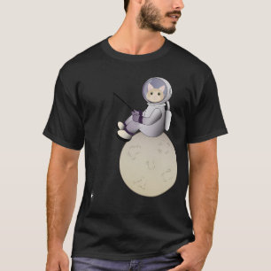 T-shirt Pêche à la terre heureuse avec des pièces volantes