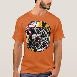 T-shirt Pêche à la Tête des Serpents Maryland