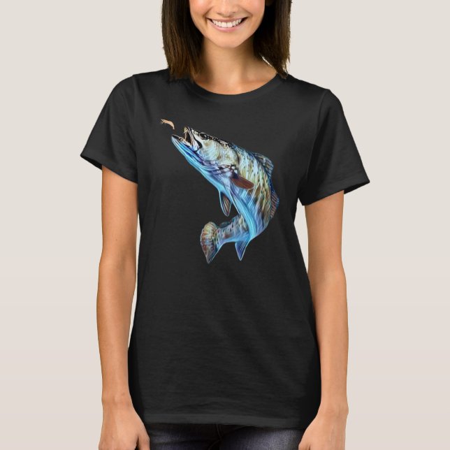 T-shirt Pêche à la truite mouchetée Hommes, Femmes et Enfa (Devant)