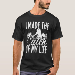 T-shirt Pêche à l'arc Juste Marié Capture de la vie Pêcheu