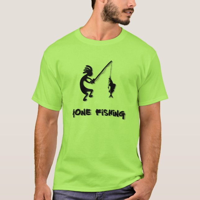 T-shirt Pêche allée par Kokopelli (Devant)