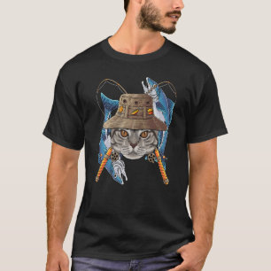 T-shirt Pêche Américain Shorthair Extérieur Pêcheur Chat F
