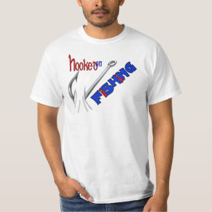 T-shirt Pêche Amusante Accrochée À La Pêche