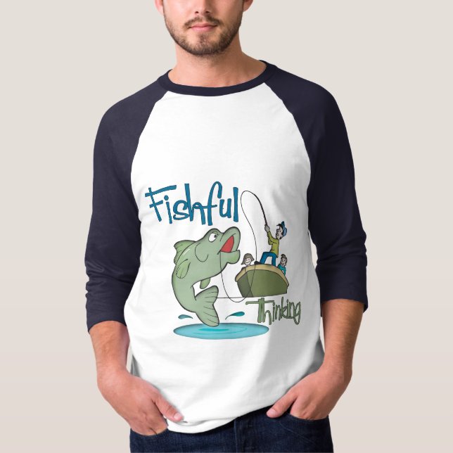 T-shirt Pêche amusante - Pensée pêche (Devant)