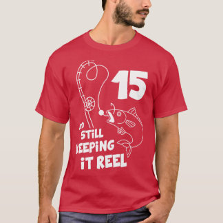 T-shirt Pêche Anniversaire 15ème Anniversaire Fisher Anniv