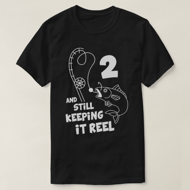 T-shirt Pêche Anniversaire 2ème Anniversaire Fisher Annive (Design devant)