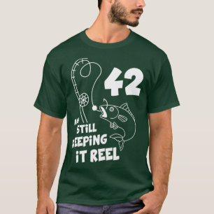 T-shirt Pêche Anniversaire 42ème Anniversaire Fisher Anniv
