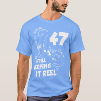 T-shirt Pêche Anniversaire 47ème Anniversaire Fisher Anniv