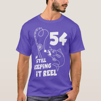 T-shirt Pêche Anniversaire 54ème Anniversaire Fisher Anniv