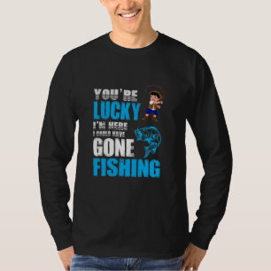 T-shirt Pêche Art J'Aurais Pu Aller Pêcher