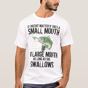 T-shirt Pêche au bar drôle