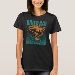 T-shirt Pêche au poisson-chat Nourriture pour poisson-chat