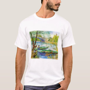 T-shirt Pêche au printemps Vincent van Gogh