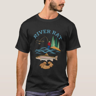 T-shirt Pêche au rat de rivière