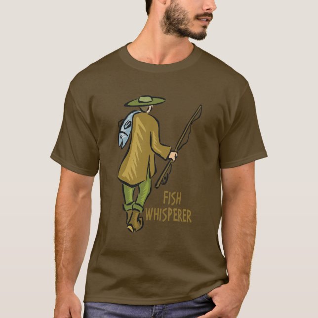T-shirt Pêche au Whisperer (Devant)