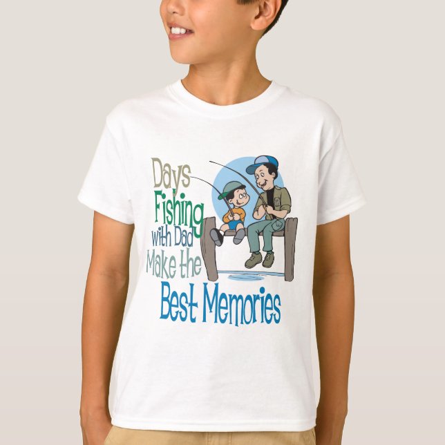 T-shirt Pêche avec chemise de Fête des pères papa (Devant)
