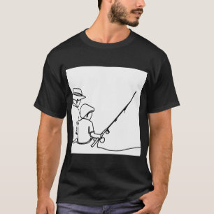T-shirt Pêche avec grand-père