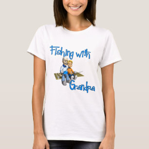 T-shirt Pêche avec la chemise de pêche de grand-papa