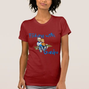 T-shirt Pêche avec la chemise de pêche de grand-papa