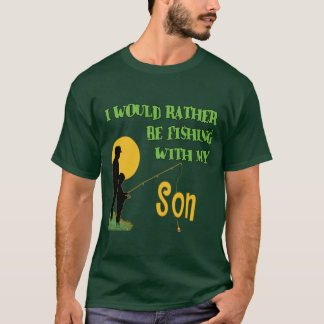 T-shirt Pêche avec le fils