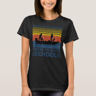 T-shirt Pêche Basse Poisson Pêcheur Enfants Nés Pour Aller