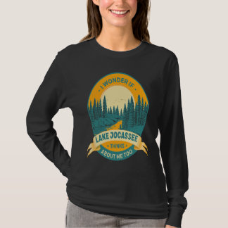 T-shirt Pêche Bateau Camping Lac Vacation Lac Jocasse