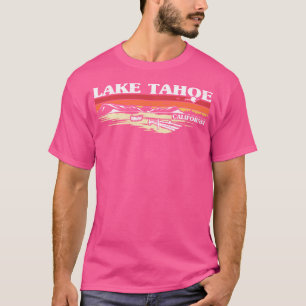 T-shirt Pêche Bateau Camping Lac Vacation Lac Tahoe