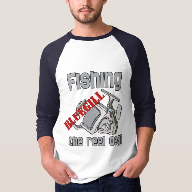 T-shirt Pêche Bluegill L'affaire Reel Sérieux Pêche (Devant)
