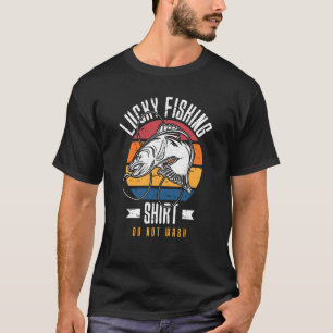 T-shirt Pêche chanceuse pour le chasseur et le pêcheur de 