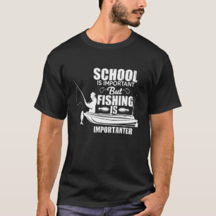 T-shirt Pêche Cool Pour Hommes Femmes Pêche à la Basse Pêc