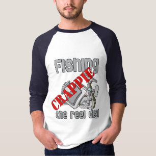 T-shirt Pêche Crappie Le Reel Deal Sérieux Pêche
