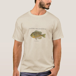 T-shirt Pêche d'illustration de poisson de soleil