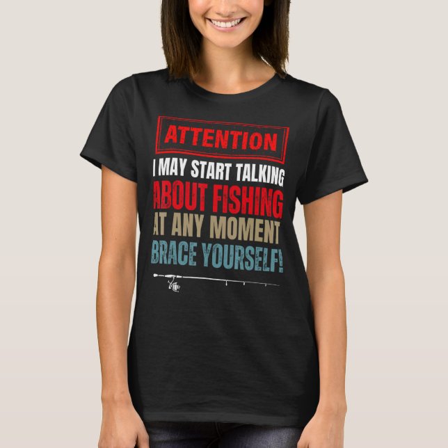 T-shirt Pêche Dit Pour Hommes Femmes Pêcheurs Pêche (Devant)