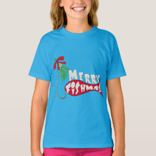 T-shirt Pêche drôle de Noël - joyeux Fishmas