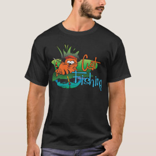 T-shirt Pêche drôle - pêche de chat