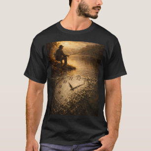 T-shirt Pêche du drapeau américain USA
