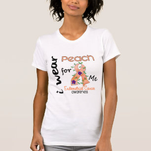 T-shirt Pêche d'usage du cancer du corps utérin I pour moi