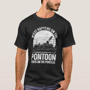 T-shirt Pêche en bateau ponton sièges de ponton Kayak