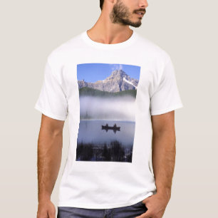 T-shirt Pêche en canoë au lac Waterfowl, Banff National