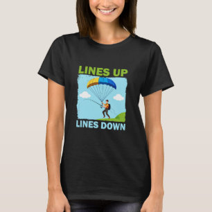 T-shirt Pêche en parapente drôle