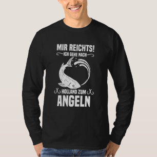 T-shirt Pêche Hollande Accessoires de pêche Pays-Bas Fi