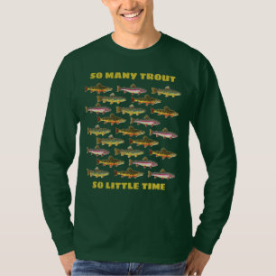 T-shirt Pêche humoristique à la truite des pêcheurs