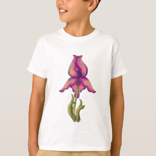 T-shirt Pêche & Iris pourpre