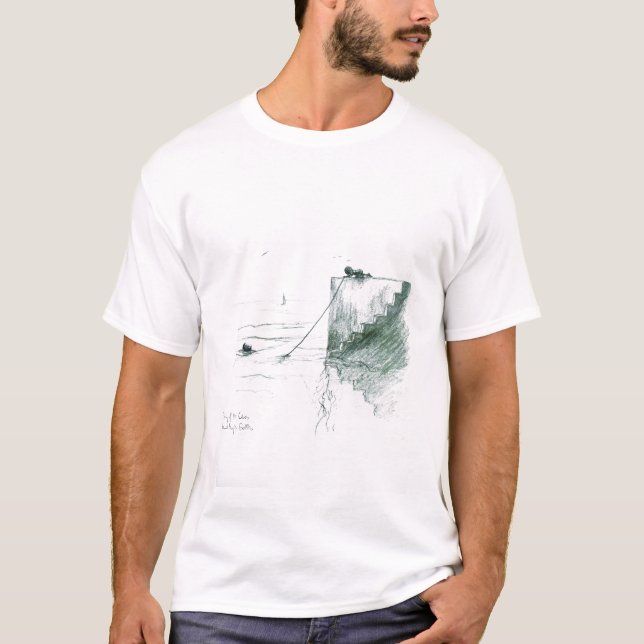 T-shirt Pêche outre de Quay - logo avant (Devant)