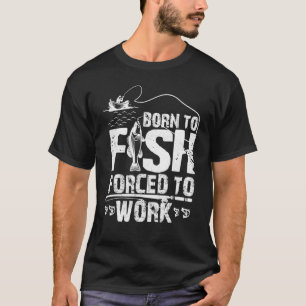 T-shirt Pêche Pêche Pêcheur Joke Pun Retro Vintage