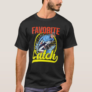 T-shirt Pêche Pêcheur Partenaire Pêcheur Truite Eau douce