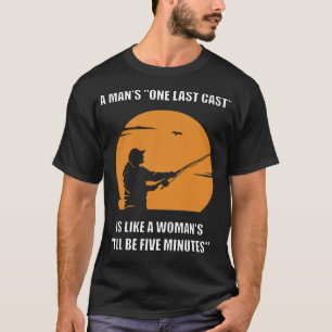 T-shirt Pêche pour la dernière mât pour pêcheur avec b